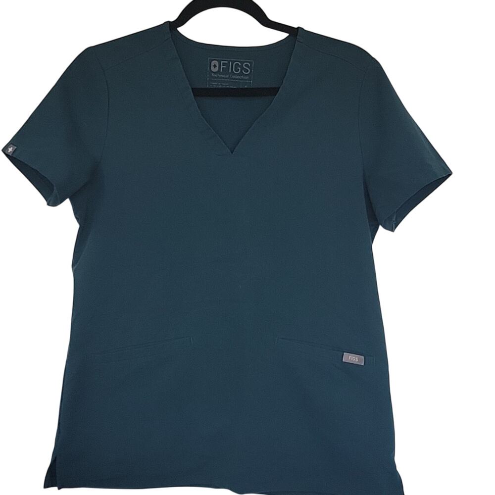 Figs Casma Three-Pocket Scrub Top, S